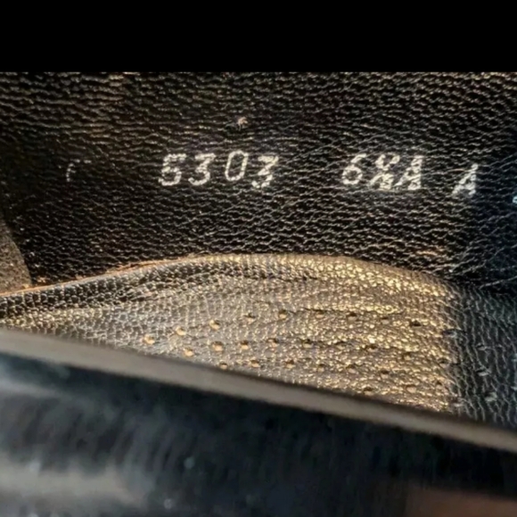 Vintage Cole Haan Flat Loafers Women’s Size 6.5 Black Leather Woven Weave - Picture 5 of 5